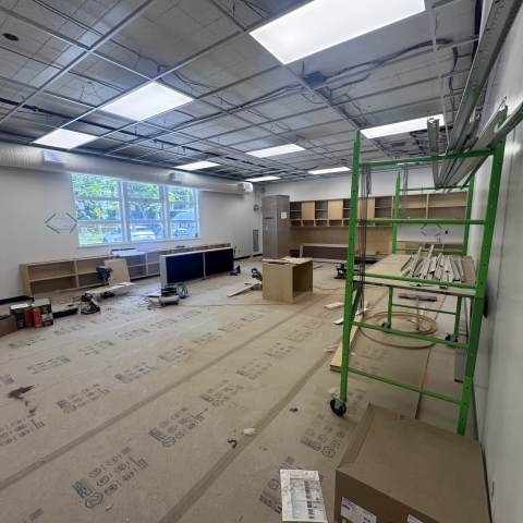 A primary classroom